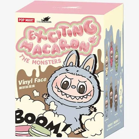 Pop Mart The Monsters - Exciting Macaron Series Single Blind Box Labubu Designer Vinyl Face Blind Box